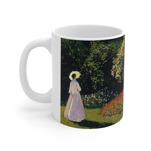 Woman In The Garden Ceramic Mug 11oz