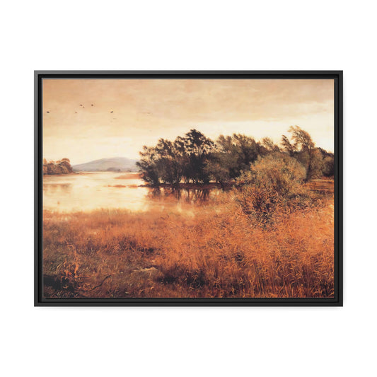 Chill October by John Everett Millais Framed Gallery Canvas