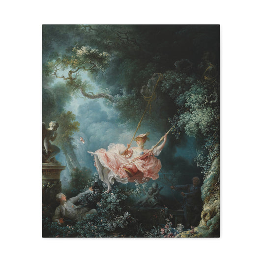 The Swing by Jean-Honoré Fragonard Canvas Print