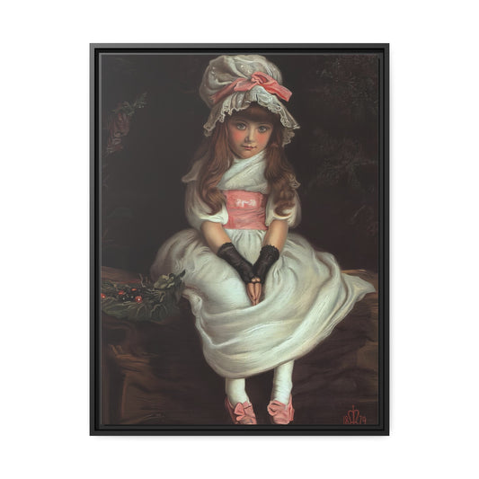 Cherry Ripe by Eugene Delacroix Framed Gallery Canvas