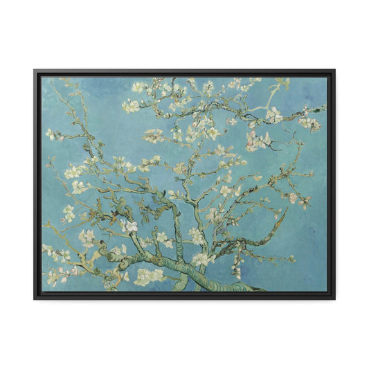 Almond Blossoms by Vincent Van Gogh Framed Gallery Canvas
