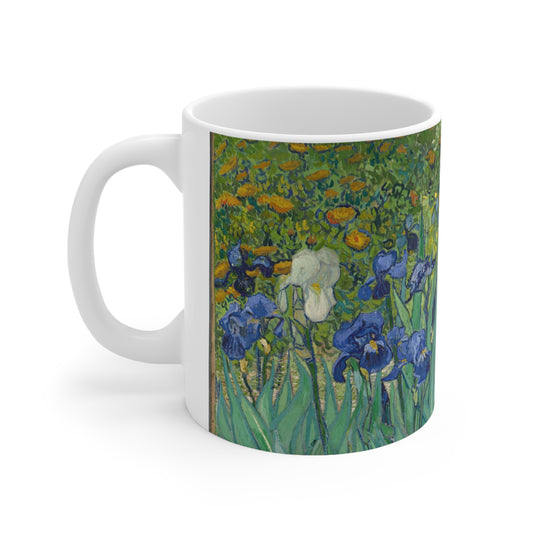 Irises Ceramic Mug 11oz