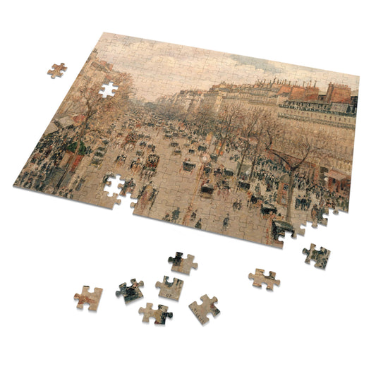 The Boulevard Montmatre Jigsaw Puzzle (110, 252, 500,1000-Piece)