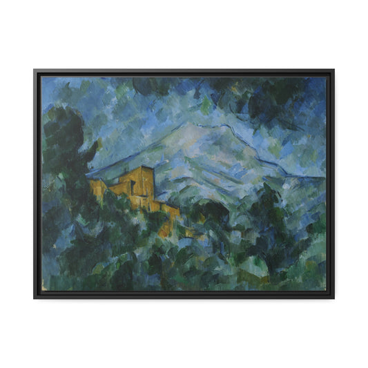 Mont Sainte-Victoire and Chateau Noir by Paul Cezanne Framed Gallery Canvas