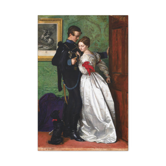 The Black Brunswicker by John Everett Millais Canvas Print
