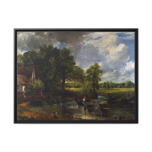 The Hay Wain by John Constable Framed Gallery Canvas