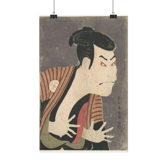 Kabuki Actor Otani Oniji as Yakko Edobei by Toshusai Sharaku Poster