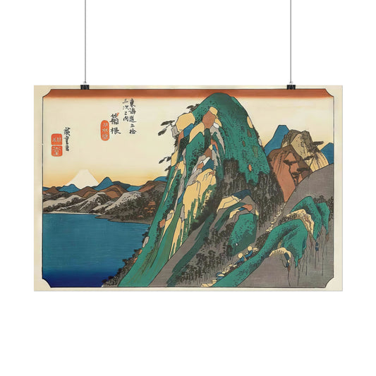 The Lake at Hakone by Utagawa Hiroshige Poster