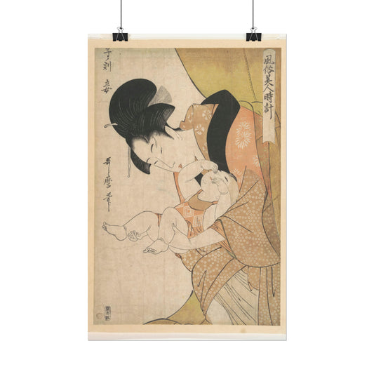 Hour of the Rat Mistress by Kitagawa Utamaro Poster